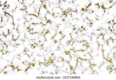 Vector image of marble texture with splashes of gold. For background, decoration.