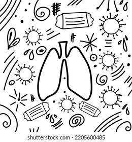 vector image mask protect against viruses