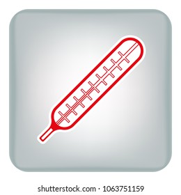 Vector image medical thermometer icons
