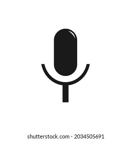 vector image of a mic icon