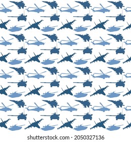 Imagen Vectora De Equipo Militar. Patrón