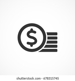Vector image of money icon.
