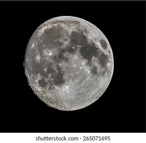 vector image of the moon