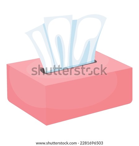 Vector image of napkins. Hygiene items and baths. The concept of cleanliness and self-care. Beautiful elements for your design.