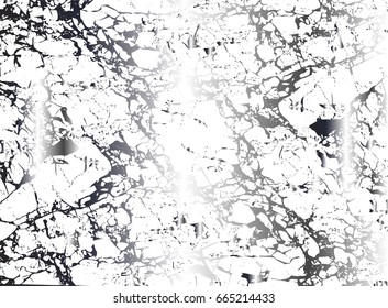 Vector image of natural veiny white marble texture.