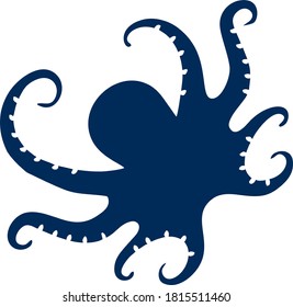 Vector image of an octopus
