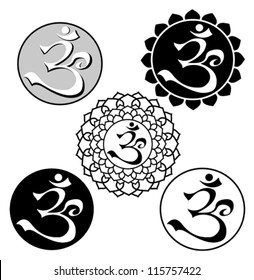 Vector image of ohm symbol