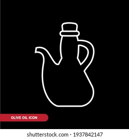 Vector image. Oil container icon.