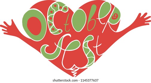 Vector image for Oktoberfest With love.