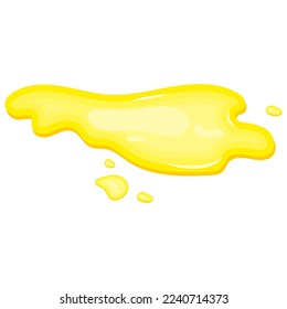 Vector image of olive and sunflower oil. The concept of food and cooking