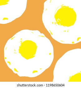 Vector image on a bright background egg image