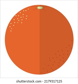 Vektorbild auf orangefarbenem Hintergrund