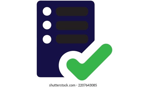 vector image of an order paper like when we order food at a restaurant.