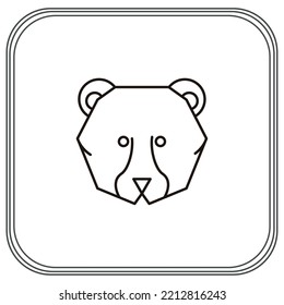 vector image of outdoor camping icons with white background and black lines border.
