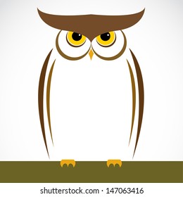 Vector image of an owl 