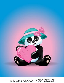 vector image of a Panda