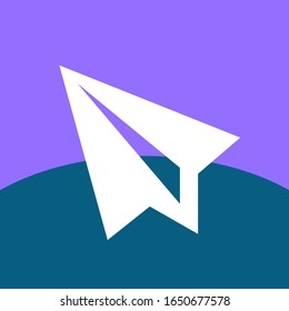 A Vector image of a Paperplane