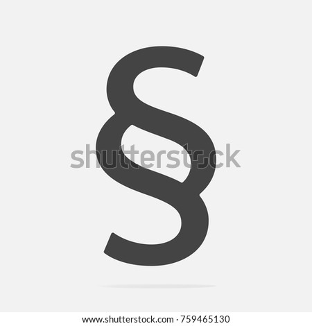 Vector image of a paragraph.  Vector illustration paragraph