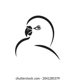 Vector image of an parrot Easy editable layered vector illustration. Wild Animals isolated on the white background.