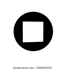 vector image of pause shortcut or pause button icon