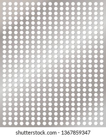 Vector image of a perforated steel sheet metal