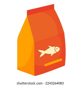 Vector image
of pet food. The concept of pet care. A pet store design element for a website, application, etc.