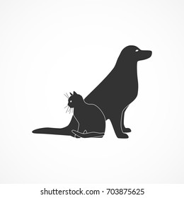 Vector image of pets icon.