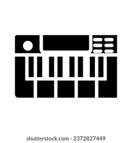 
vector image of piano keyboard icon. Suitable for use in web applications, mobile applications and print media. isolated on white background.
