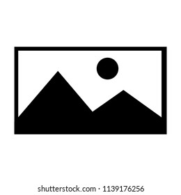 Vector image. Image and picture sign.