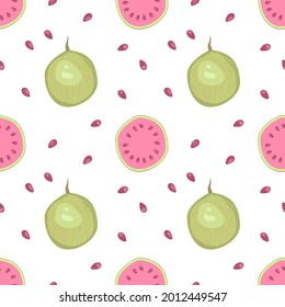 imagen vectorial de la sandía rosa y verde sobre fondo blanco sin costuras patternvector imagen de la sandía rosa y verde sobre fondo blanco patrón sin soldadura