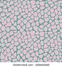 Vector image of a pink tile. Seamless pattern.