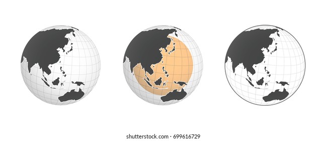 Vector image of the planet Earth.