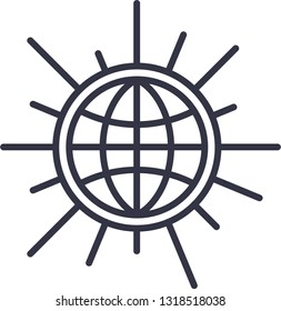 
vector image of a planet, earth image for business