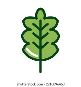 vector image plant icon green color with white background