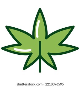 icono de planta de imagen vectorial color verde con fondo blanco