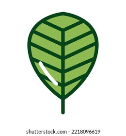 vector image plant icon green color with white background