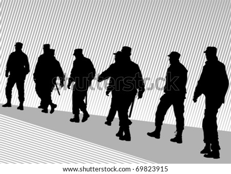 Similar – Image, Stock Photo go Police Officer 2006