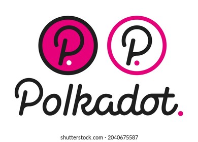 Vector Image Of Polkadot. Cryptocurrency, Infographics
