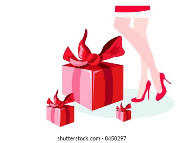 vector image of presents for life events