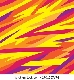 Vector image with primitive pattern on beach theme.