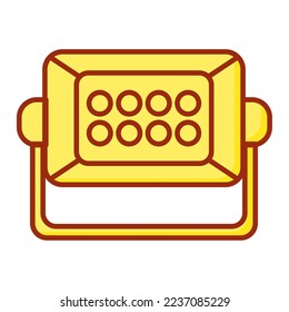 vector image projector icon with white background