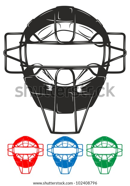 Vector Image Protective Mask Baseball Stock Vector (Royalty Free) 102408796