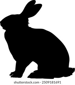 Vector image of a rabbit