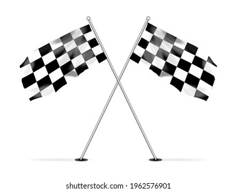 vector image of a racing flag illustration