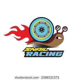 Vector image of a racing snail. Can be used for clothing designs, logo designs, and other printing purposes.
2d flat vector format.
for design elements, made with illustration software