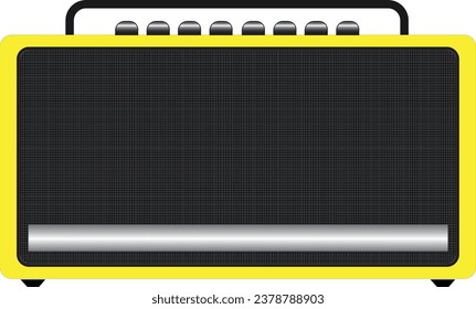 Vector image of a radio player for graphics.