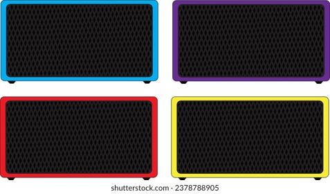 Vector image of a radio player for graphics.