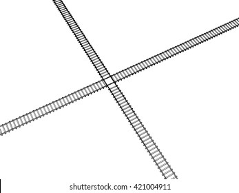 Vector image RAILWAY TRACK