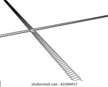 Vector image RAILWAY TRACK