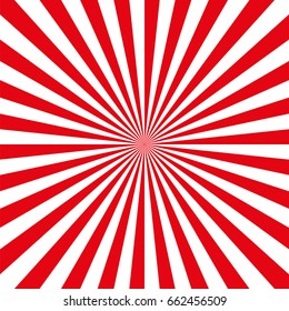 Vector image red and white striped background.